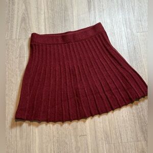 Maroon skirt